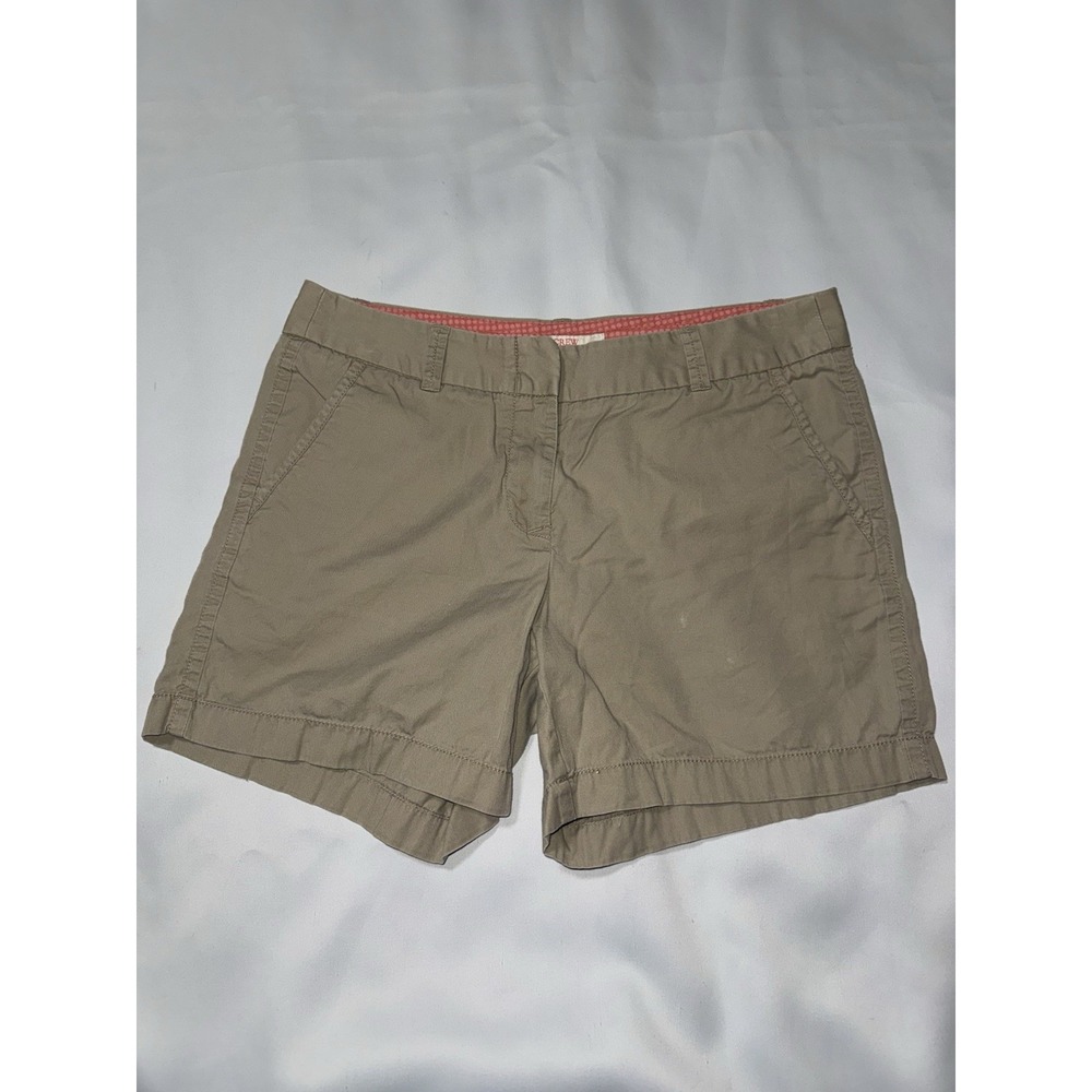 J Crew Shorts Broken In Womens 8 Brown Classic Twill‎ CHINO Beach